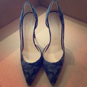 CHRISTIAN LOUBOUTIN Wool Camo Pumps